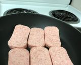 A picture of step 2 of Towards the End of the Month Menu (Part Two)Spam Sushi.