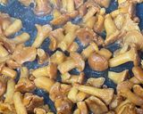 Une image de l'étape 8 de Nid de petit épeautre aux girolles.