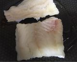 Foto del paso 1 de la receta Bacalao con crema de ajo, almendra y parmesano