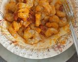 A picture of step 1 of Doi chingri prawns- bengali recipe.