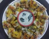 ત્રિરંગી સેન્ડવીચ ઢોકળા(Trirangi sandwich dhokla recipe in Gujarati) રેસીપી સ્ટેપ5ફોટો