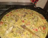 Foto del paso 4 de la receta: Chow Fan salteado de cerdo, ternera y pollo al roquefort al Disco