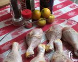 Foto del paso 1 de la receta: Pollo glaseado con mandarinas y vermut 🐓
