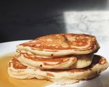 A picture of step 10 of Buttermilk Pancakes.