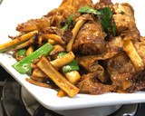 醬燒杏鮑菇豆皮/豆包卷便當的食譜步驟5照片