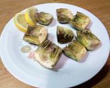 Foto del passaggio 1 della ricetta Carciofi e piselli