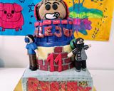 Foto del paso 7 de la receta: Decoración Torta Roblox
