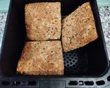 Foto del paso 4 de la receta: Hamburguesa de berenjena con Sándwich de cereales y Gulas al ajillo