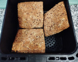 Foto del paso 4 de la receta: Hamburguesa de berenjena con Sándwich de cereales y Gulas al ajillo
