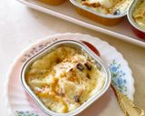 Foto langkah ke 6 dari resep Puding Roti Kismis.
