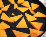 A picture of step 1 of Pumpkin Risotto with Hazelnuts and Taleggio Fondue.