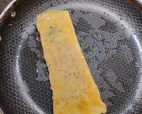 A picture of step 6 of Egg Omelet with Purslane, Bacon, and Roasted Tomato Salsa.
