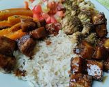Foto del paso 9 de la receta: Tofu de lentejas con teriyaki🤔🤪😋