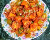 A picture of step 9 of Tawa Paneer.