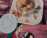 A picture of step 5 of Badam balls.