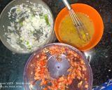 A picture of step 2 of Anda Bhurji.