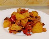 Tepsis sertéskaraj burgonyával recept fázis 3 fotója