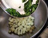 A picture of step 4 of Sabudana Khichdi.
