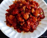A picture of step 6 of Restaurant style tasty crispy yummy cauliflower Manchurian.