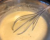 A picture of step 2 of Okonomiyaki Japanese food.