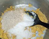 A picture of step 5 of Sesame Gram flour Halwa.