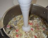 Foto del paso 11 de la receta Crema de alcachofas y calabacín con nata
