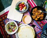 A picture of step 5 of Chicken Shawarma.