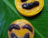 A picture of step 3 of Custard, Chocolate emoji.