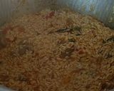 A picture of step 6 of Mutton biryani.
