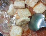 Foto langkah ke 2 dari resep Gulai Daging Nangka & Tahu.