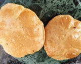 A picture of step 3 of Masala kachori with aloo tamatar curry.