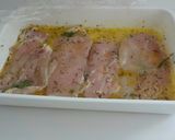 Foto del paso 18 de la receta: Pechuga de pollo marinada, macerada, al horno y alioli