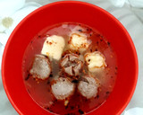 Foto langkah ke 3 dari resep Sop bakso tahu siomay mudah.