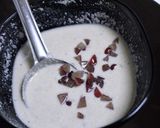 A picture of step 1 of Apple & Grapes Malpua.