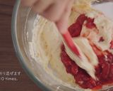 A picture of step 11 of Cream Cheese Topped Strawberry Muffin.