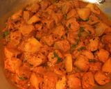 A picture of step 13 of Masala Soya Curry.