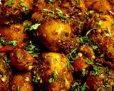 चटपटी सूखी अरबी मसाला रेसिपी चरण 6 फोटो