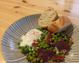Foto del paso 5 de la receta: Guisantes con jamón y huevos
