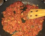 Mennyei paradicsomos-csirkés bulgur recept fázis 3 fotója