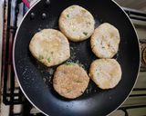 A picture of step 4 of Sweet potato and raw banana tikki.
