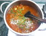 A picture of step 4 of Hyderabadi Methi Tamatar Gosht.