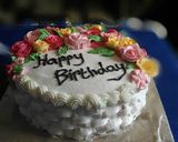 Foto langkah ke 10 dari resep Cake Ultah Flower (Korean Style).