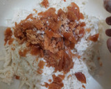 Foto langkah ke 3 dari resep Sawut Gula merah With Takir Bunga.