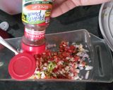 A picture of step 1 of Salsa with Nachos.