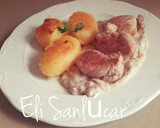 Foto del paso 4 de la receta: Solomillo con salsa de setas y patatas (nuestra carne blanca)