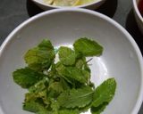 A picture of step 2 of Lemon mint cold tea.