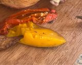 A picture of step 2 of Chi-Mango stir fry.
