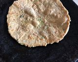 A picture of step 4 of Rajgira stuffed paratha.
