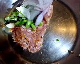 รูปขั้นตอนการทำที่ 1 ของ เบอร์เกอร์ข้าวเหนียวลาบหมู