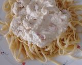 Foto del paso 5 de la receta: Pasta con nata y bacon